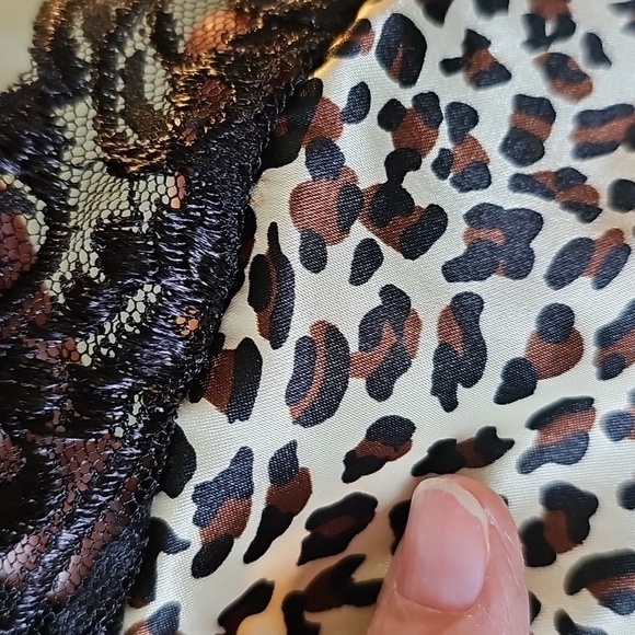 Seductive Wear By Cinema Exile Leopard Print‎ Lace Bodysuit. Sz Meduim - Picture 6 of 7